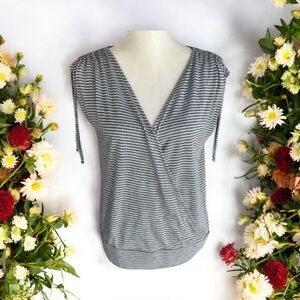 Maurices Black and White Checkered Blouse